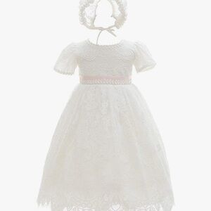 Elegant White Lace Dress for Kids